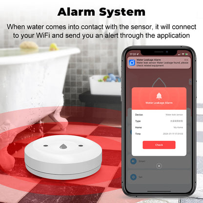 Zigbee Water Leak Detector + App